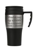 Minden nap egy ajándék! Ma is közelebb kerülök a célomhoz Fekete termosz 0,5l