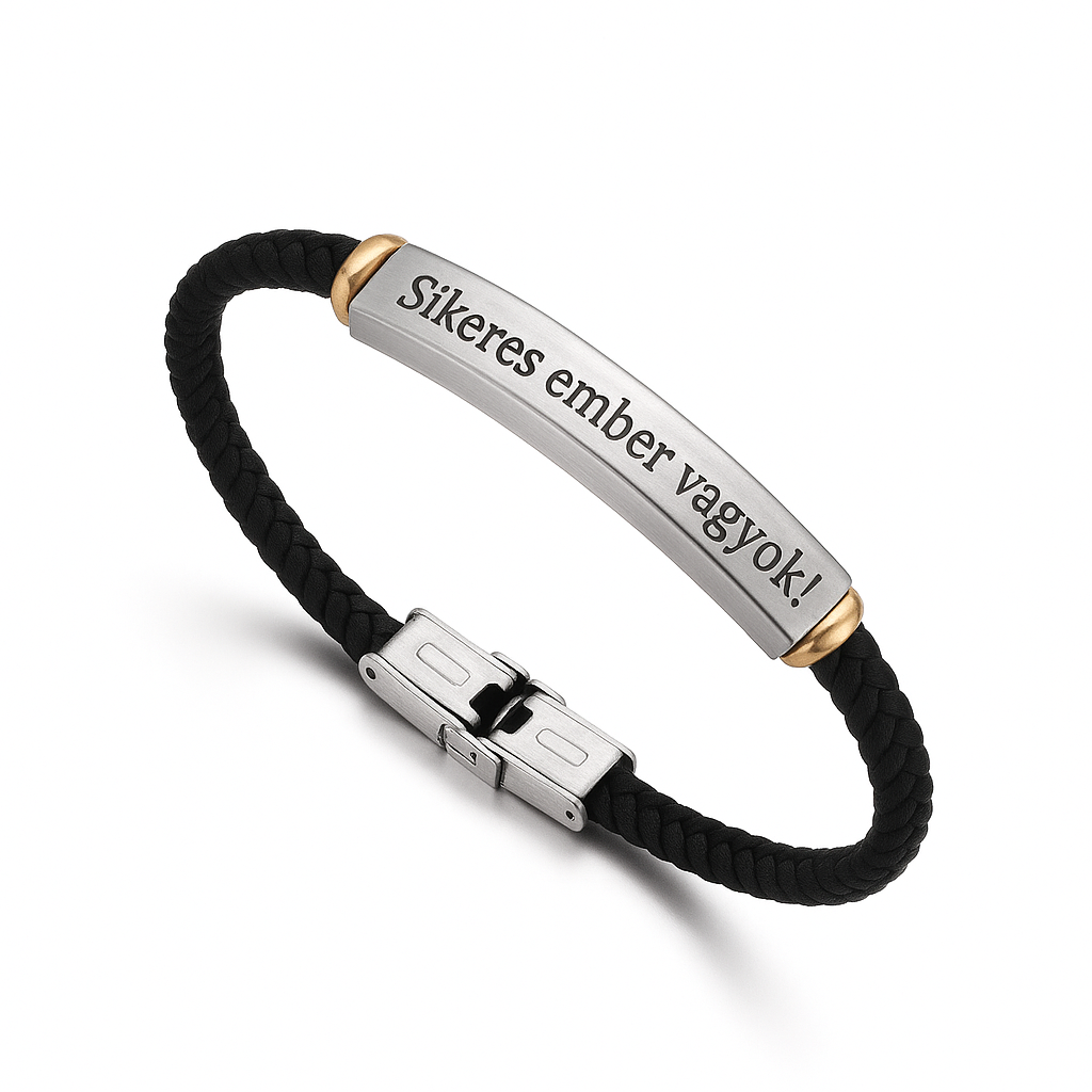 Sikeres ember vagyok! karkötő